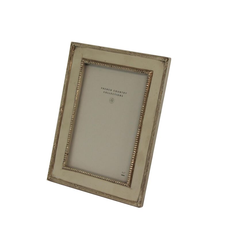 French Country Beaded Nickel Frame 4x6 image number 1