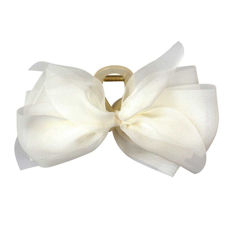 Mae Claw Grip Chiffon Bow image number 1