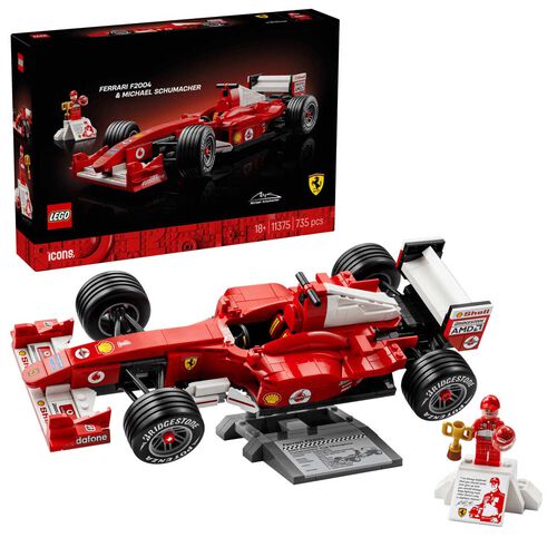 LEGO Icons Ferrari F2004 & Michael Schumacher