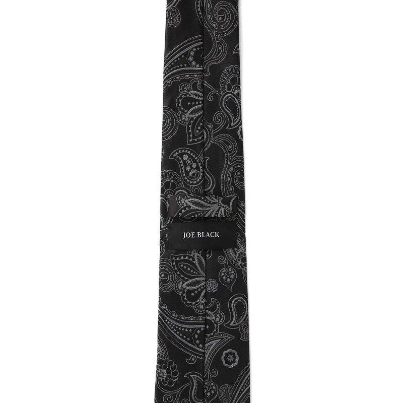 Joe Black Satin Paisley 7.5cm Tie image number 1