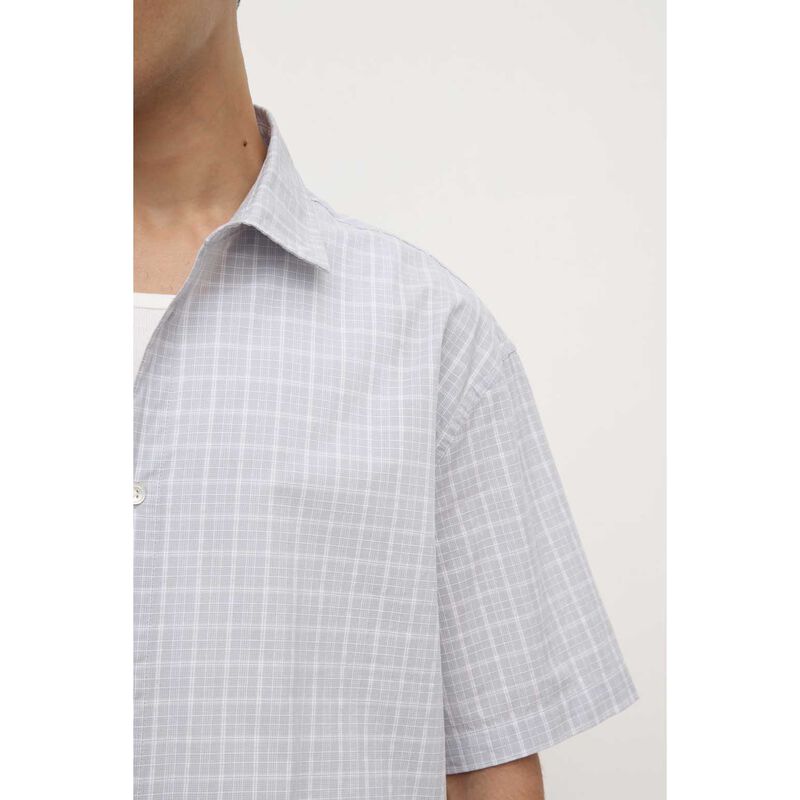 Assembly Label Jules Check Short Sleeve Shirt Cloud/Antique White image number 2