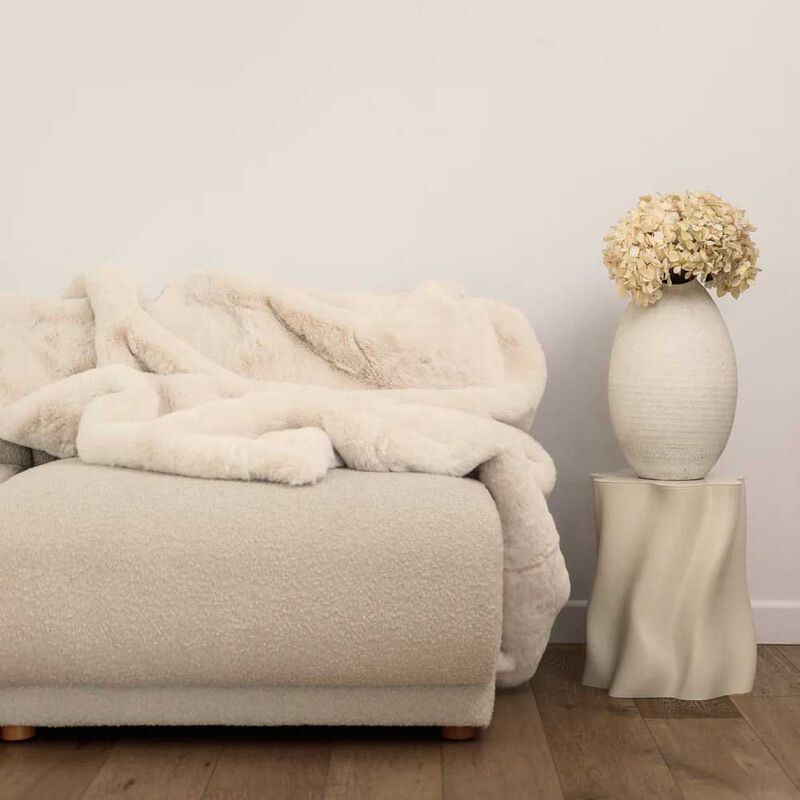 Home Lab Vegan Fur Throw Extra Large image number 3