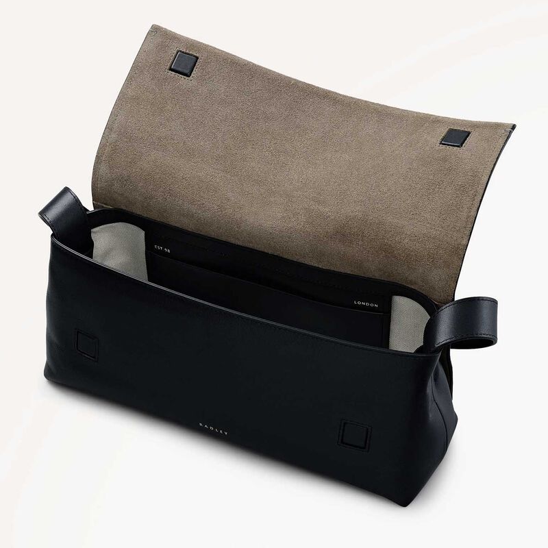 Radley The Annabel Suede Medium Flapover Shoulder image number 2