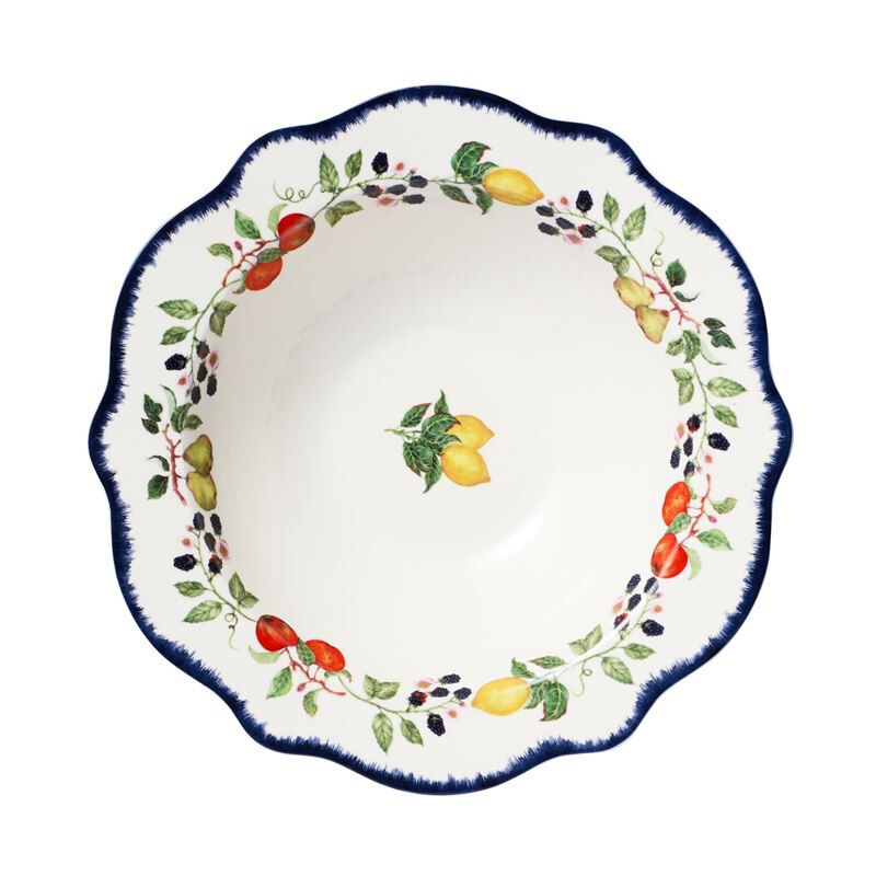 Casa Domani Frutta Scallop Rim Serving Bowl 29x8cm Gift Boxed image number 3