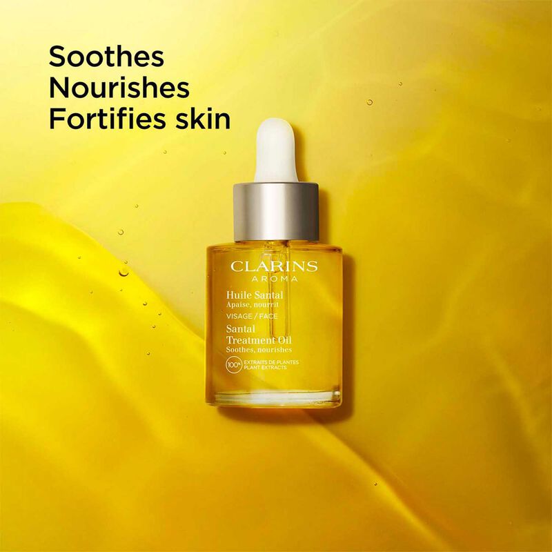Clarins Santal Face Treatment Oil - Dry Skin/Redness 30ml image number 3