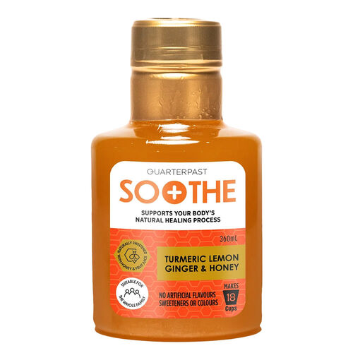 Quarterpast Soothe Turmeric, Lemon, Ginger & Honey 360ml