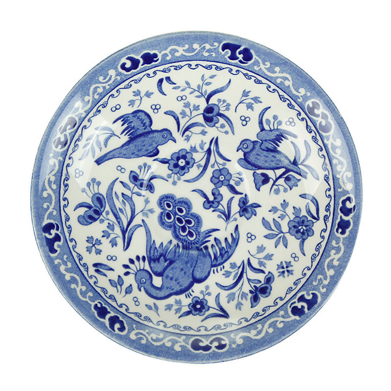 Burleigh Blue Regal Peacock Tea Saucer image number 0