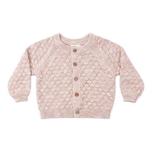 Quincy Mae Bubble Knit Cardigan 6-24M