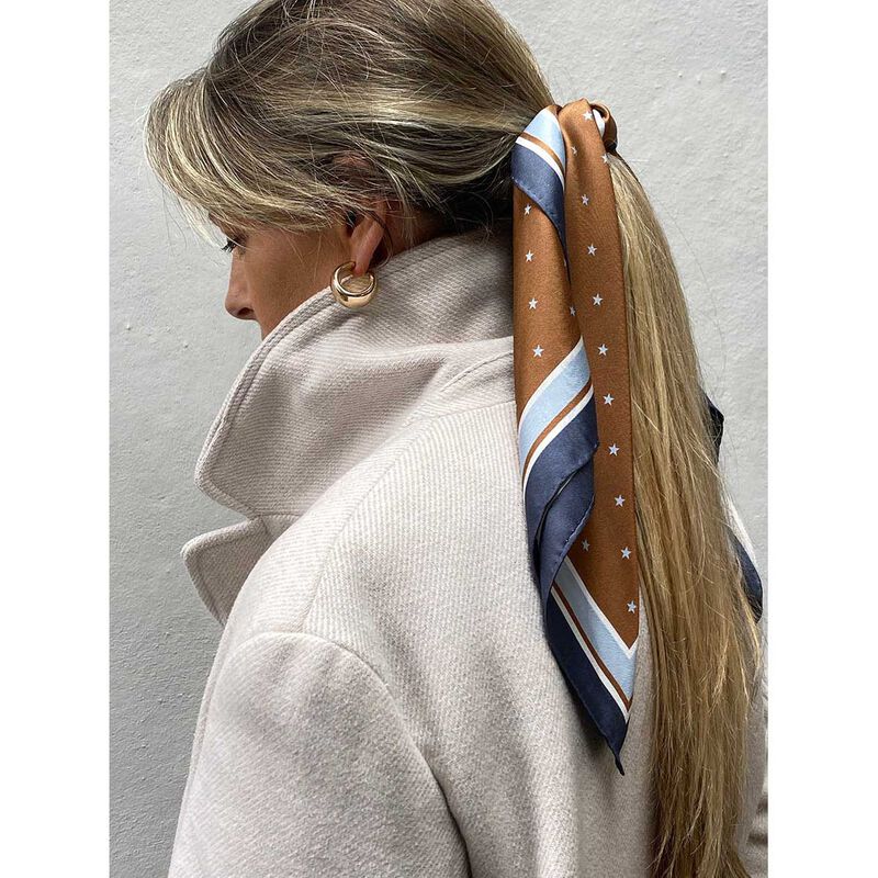 Dark Hampton The Borey Silk Scarf image number 1