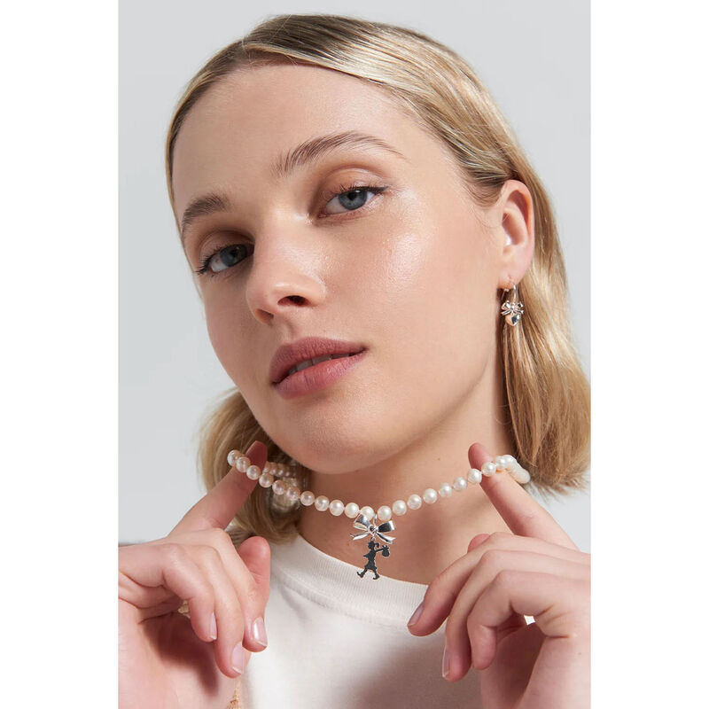 Karen Walker Jewellery Girl With A Bow & Pearl Necklace image number 1