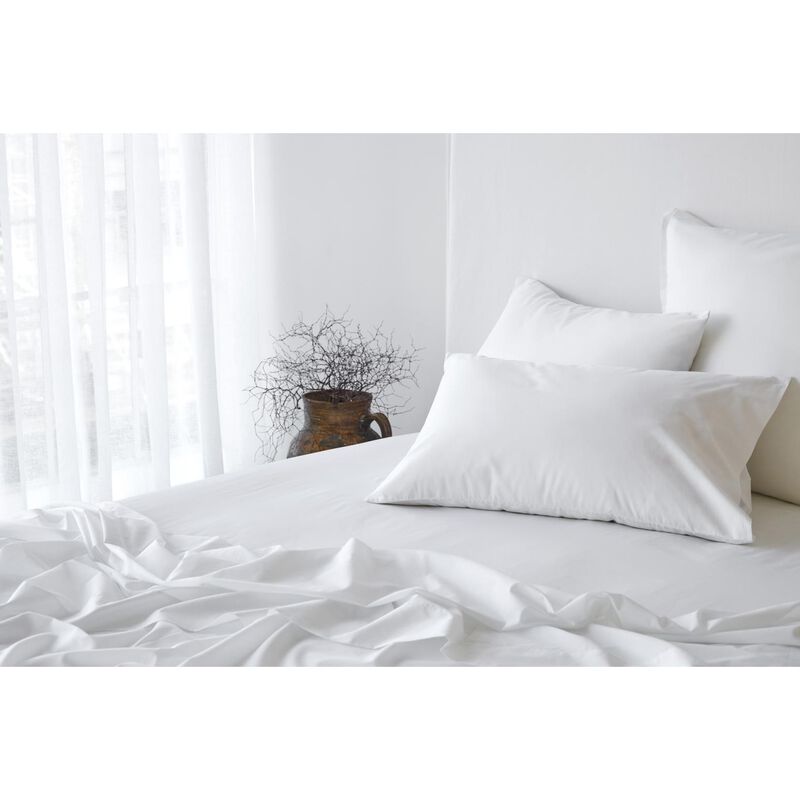 George Street Linen Bamboo Cotton Flat Sheet image number 3