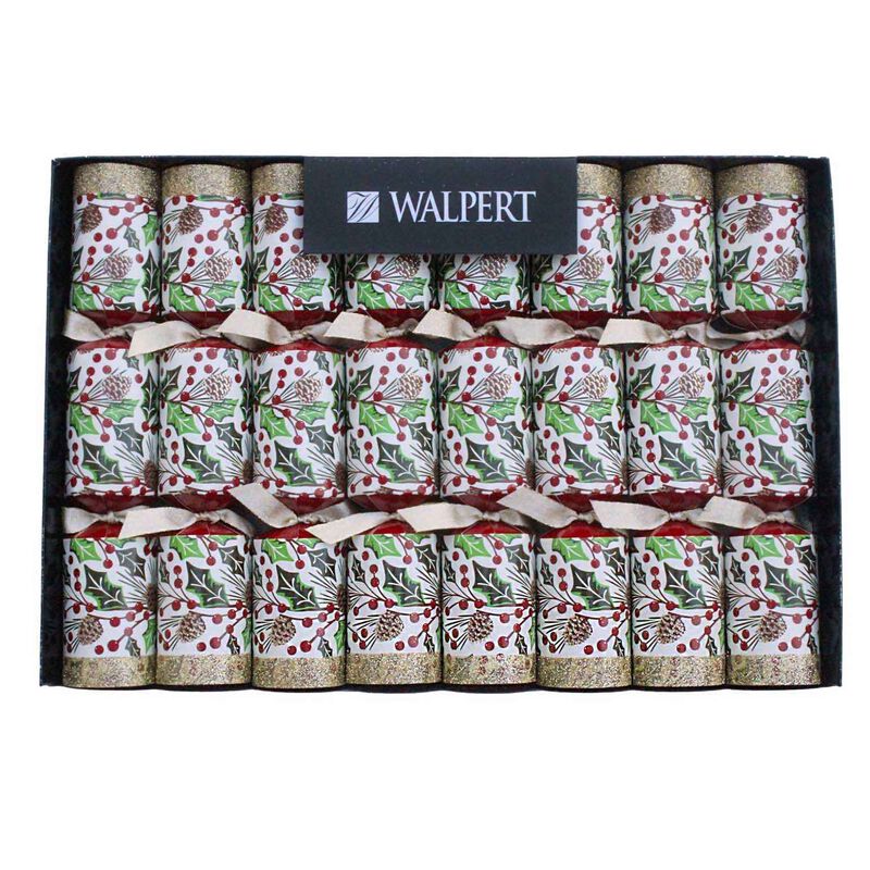 Pinecones & Berries Crackers 11 Inch Pack Of 8 image number 0