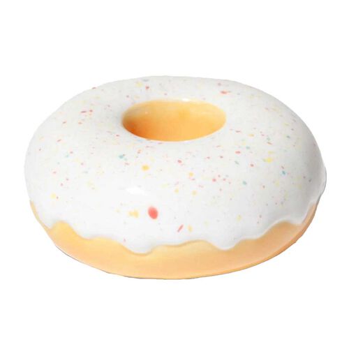 DOIY Fast Food Candle Holder Donut White
