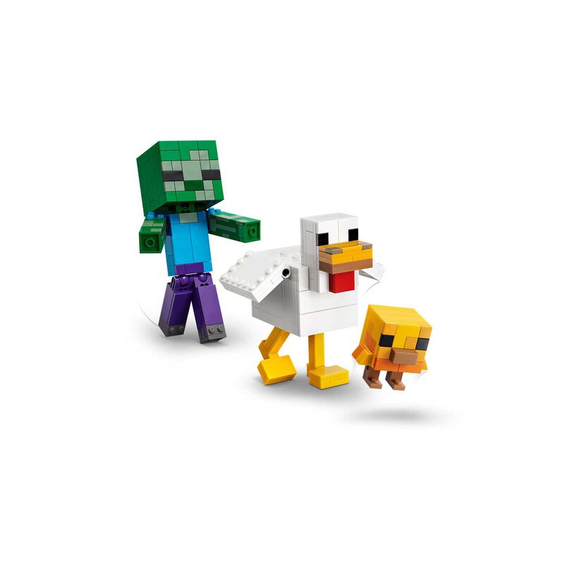 LEGO Minecraft&reg; Chicken Jockey image number 1