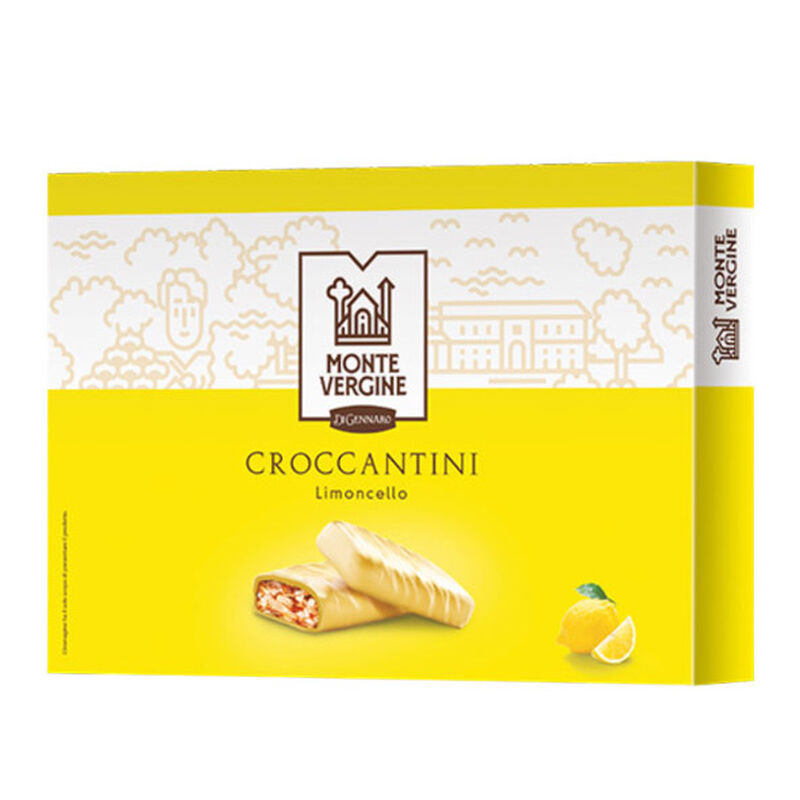 Di Gennaro Croccantini Limoncello White Chocolate Crunchies 250g image number 0