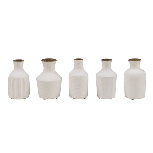 Fabre Vase Rustic White - Assorted Sold Individually
