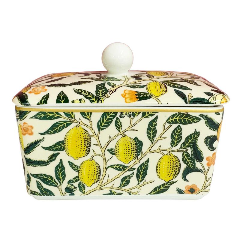 Dyme Bone China Butter Dish - Fruits image number 0