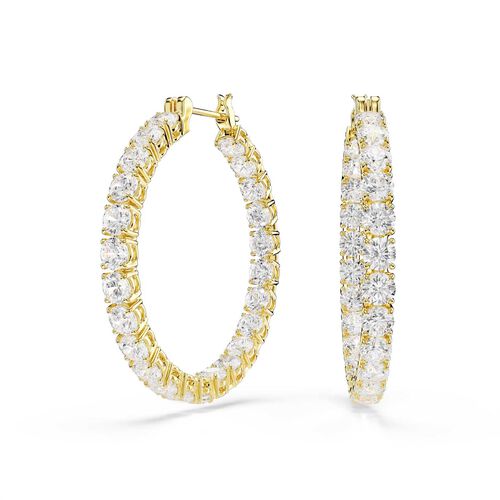Swarovski Matrix Hoop Earrings