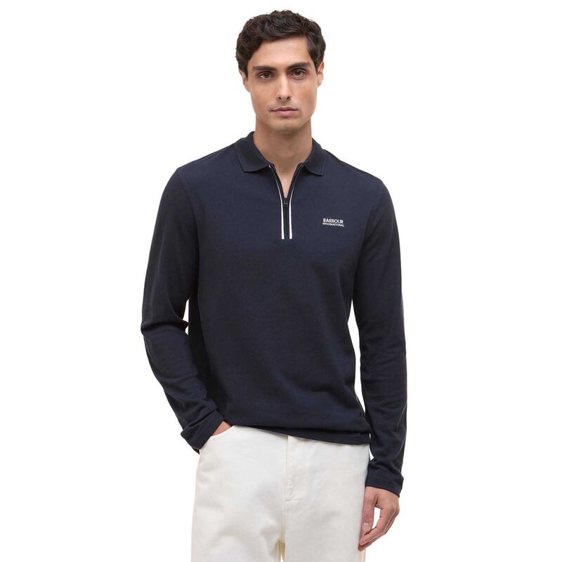 Barbour International Marshall Ls Zipped Polo Shirt image number 0