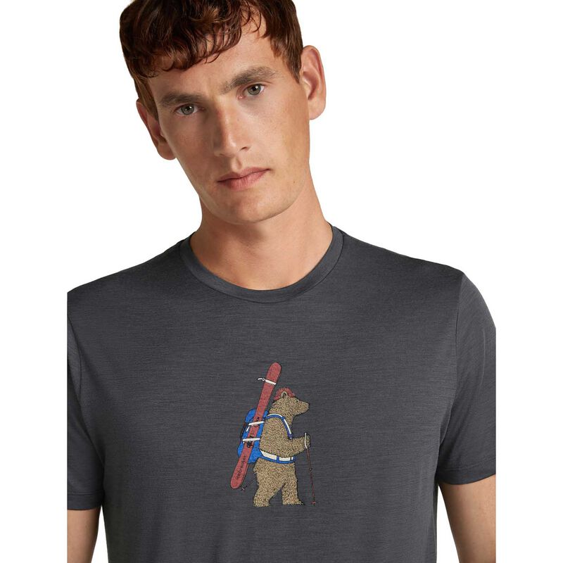 Icebreaker M Merino 150 Tech Lite SS Tee Bear Tour image number 2