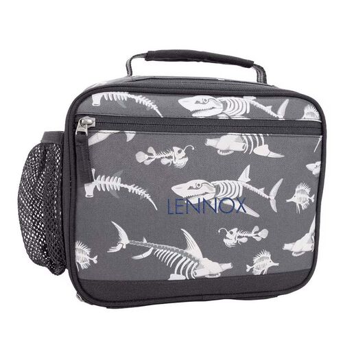 Pottery Barn Kids Mackenzie Cold Pack Lunch Grey Shark Bones