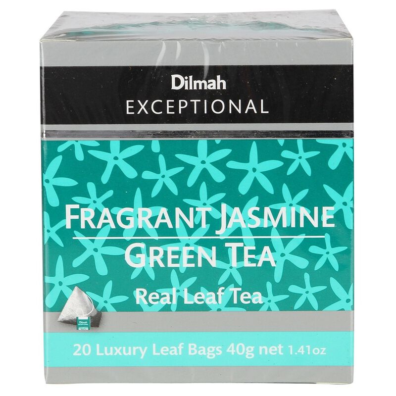 Dilmah Exceptional Fragrant Jasmine Green - 20 Teabags image number 0