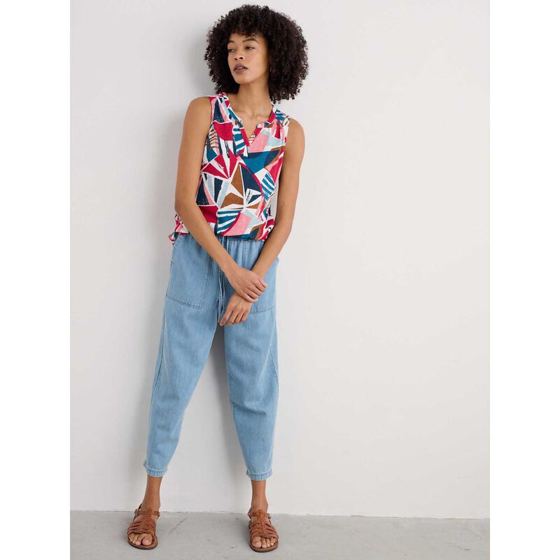 Seasalt Cornwall Purist Vest Spinnaker Sails Chalk image number 3