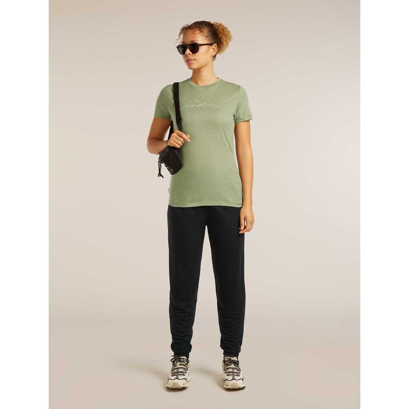 Icebreaker W Merino 150 Tech Lite SS Tee Sparkling Stars image number 5