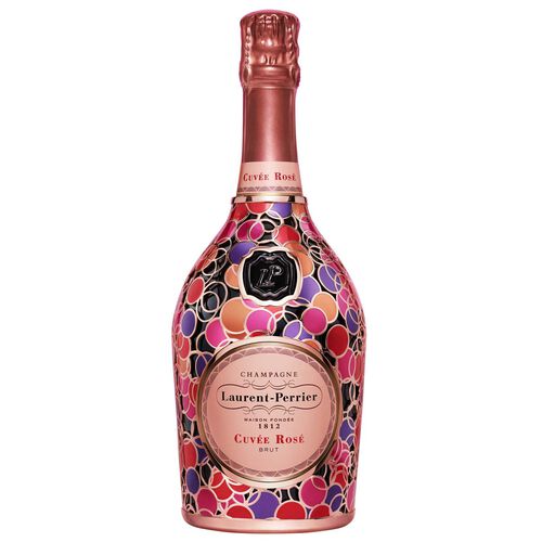 Laurent-Perrier Cuv&eacute;e Ros&eacute; Limited Edition Bubbles Metal Jacket 750ml