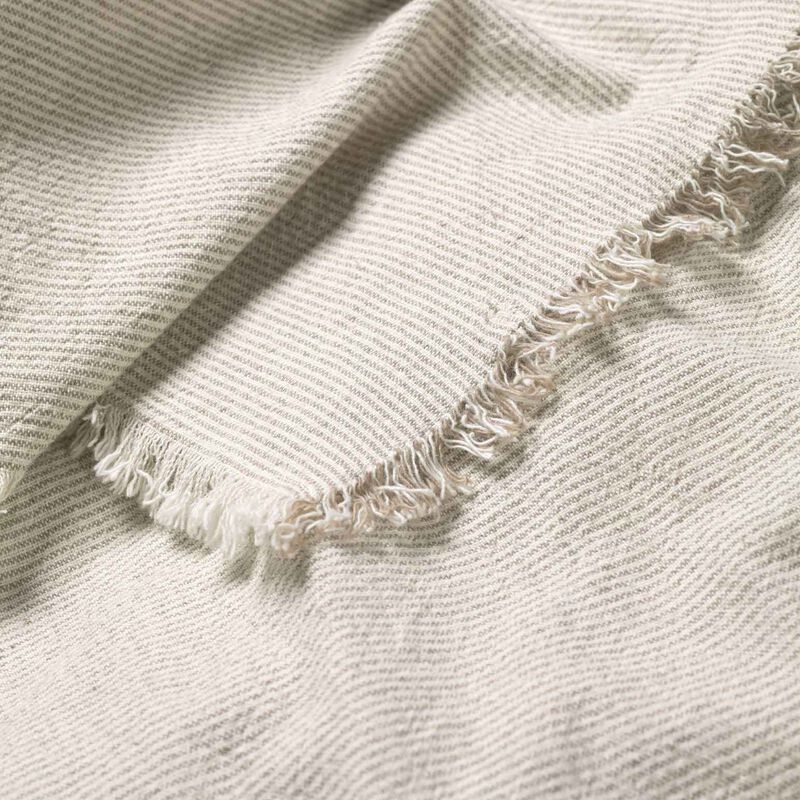 Broste Tablecloth Elouise - Taupe(Fungi Grey)/Off-White 160*200 image number 1