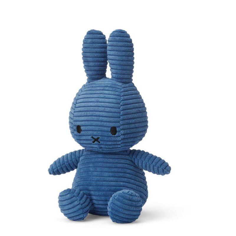Miffy Plush Miffy Eco Corduroy Kobalt Blue 23 cm image number 1