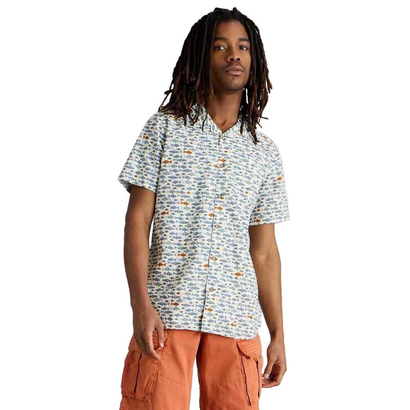 White Stuff Hayle Fish Printed Shirt image number 0