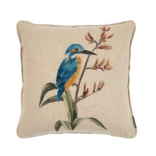 Wallace Cotton Kingfisher Square Cushion Cover
