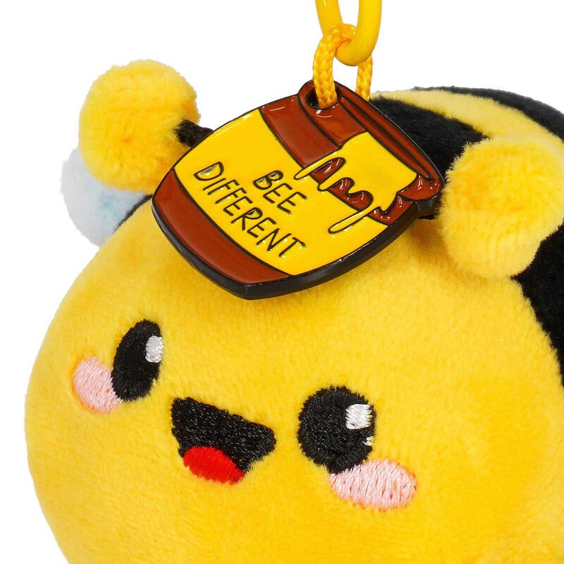 Legami Super Soft! Tiny Plush Key Ring - Bee image number 2