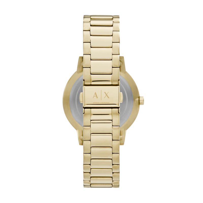 Armani Exchange Cayde Gold Analog Watch AX7119 image number 1