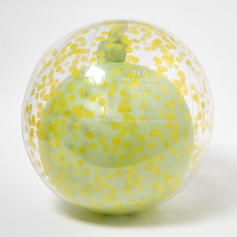 SUNNYLiFE 3D Inflatable Beach Ball Cookie the Croc Light image number 2
