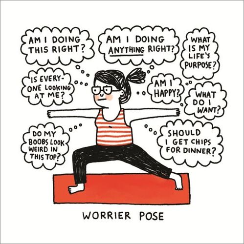 Worrier Pose Card