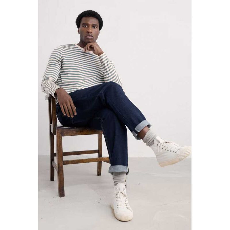 Seasalt Cornwall Mens Sailor Shirt Mini Cornish Cliff image number 3