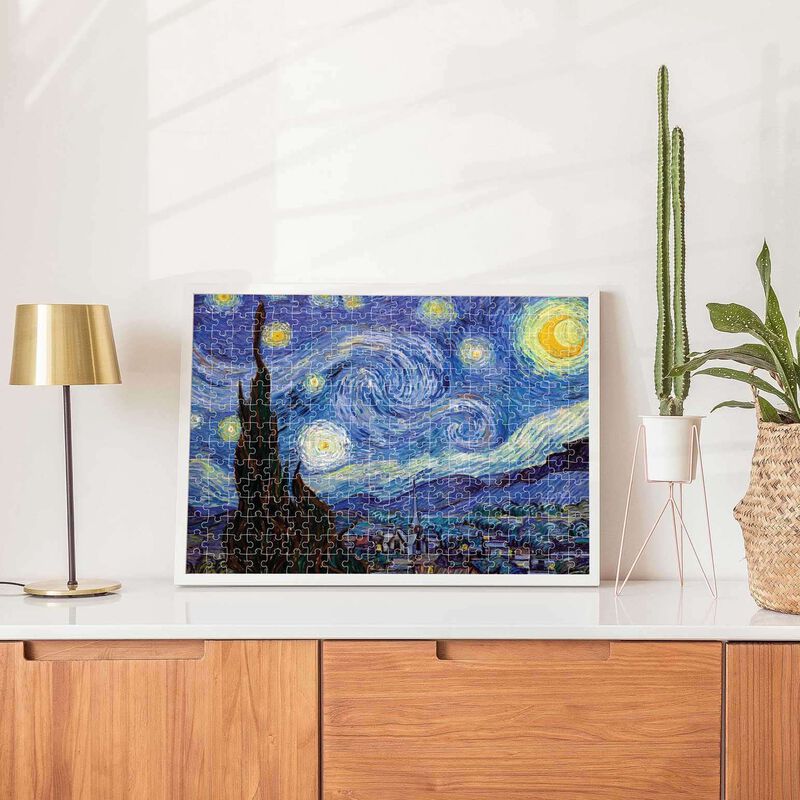 Hinkler Starry Night By Van Gogh Large 300Pc Puzzle image number 2