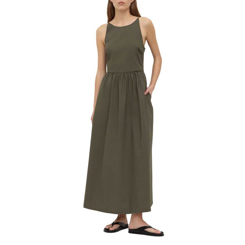 Assembly Label Posie Midi Dress Moss image number 0