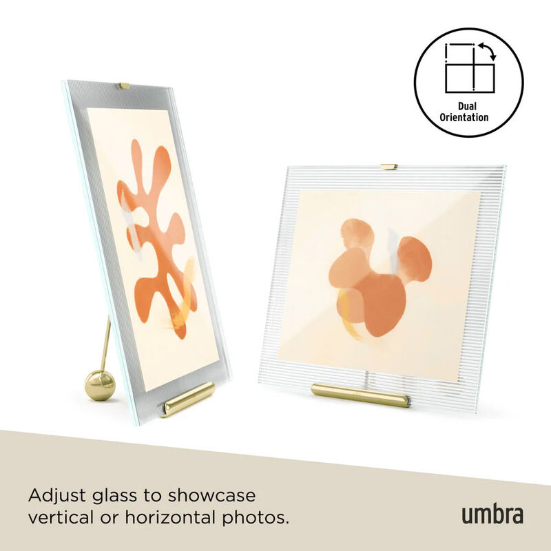 Umbra Flute Picture Frame 8x10 Brass image number 2