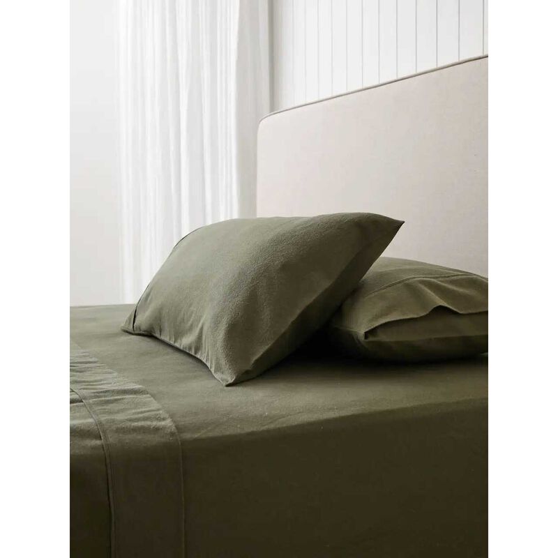 Wallace Cotton Cardrona Flannel Sheet Set image number 8