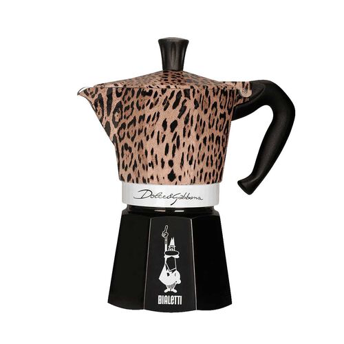 Bialetti x Dolce & Gabbana Moka Express 6 Cup Leopardo