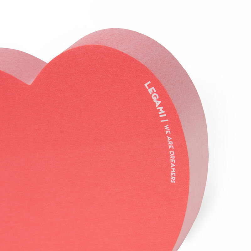 Legami Lovely Notes Adhesive Notepad - Heart image number 1