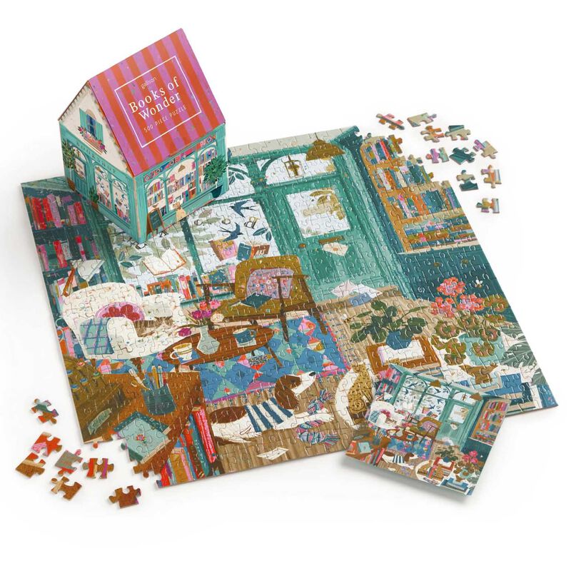 Galison Books of Wonder 500 Piece House Puzzle image number 2