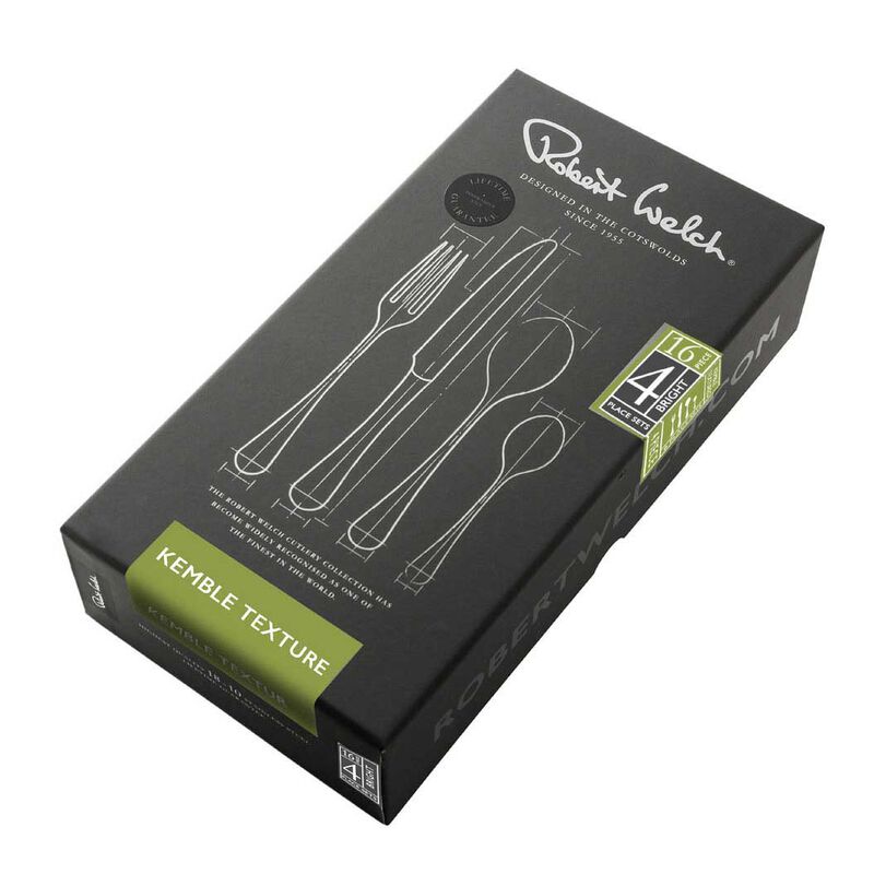 Robert Welch Kemble Texture 16pc Cutlery Set Gift Boxed image number 2