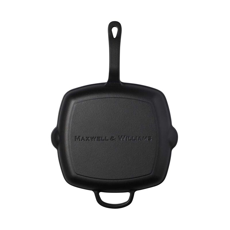 Maxwell & Williams Cast Iron Grill Pan Black 26cm Gift Boxed image number 1