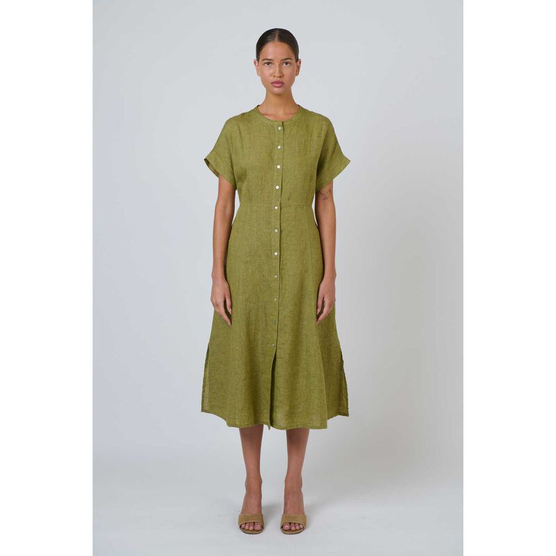 Naturals By O & J Balsam Linen Dress image number 3