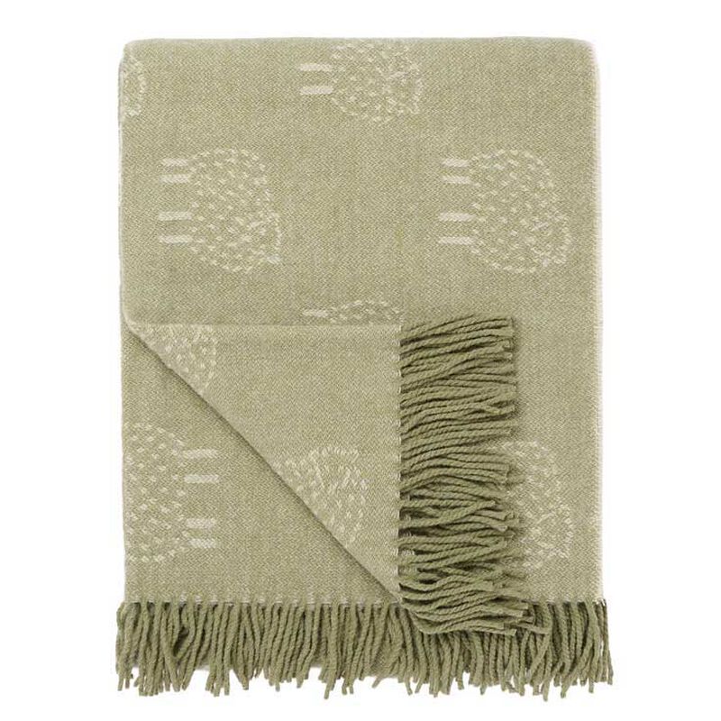 Sophie Allport Woven Throw - Wool - Farm Friends - Sheep image number 0