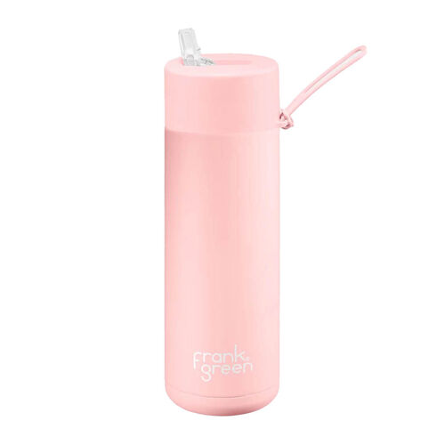 frank green 20oz Ceramic Bottle with Straw Lid Blushed